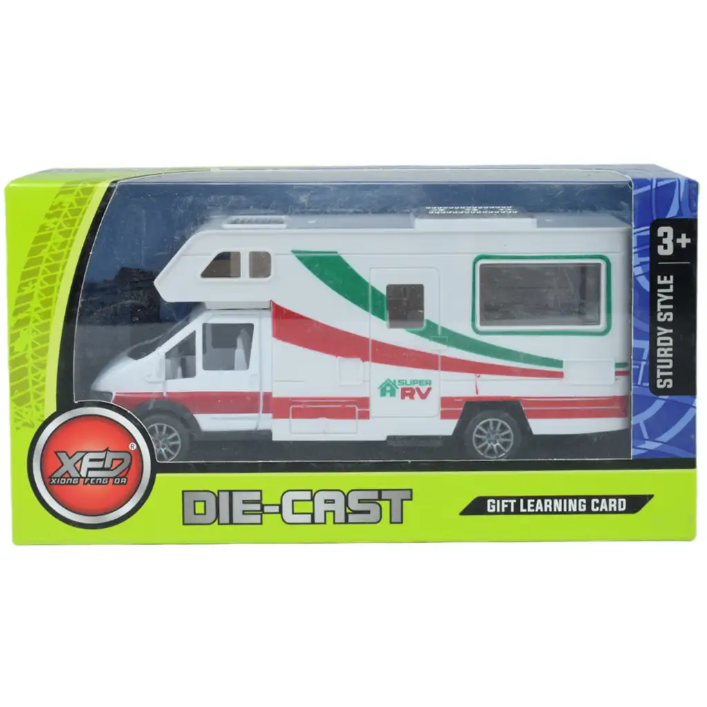 Die-Cast: Метален караван в различни варианти 17см 1бр изображение 9