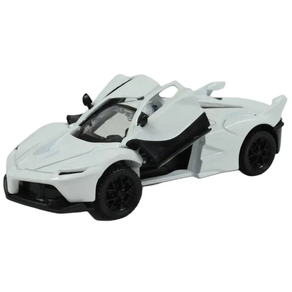 Die-Cast: Метален луксозен спортен автомобил с отварящи се врати, в различни варианти 12см 1бр изображение 15