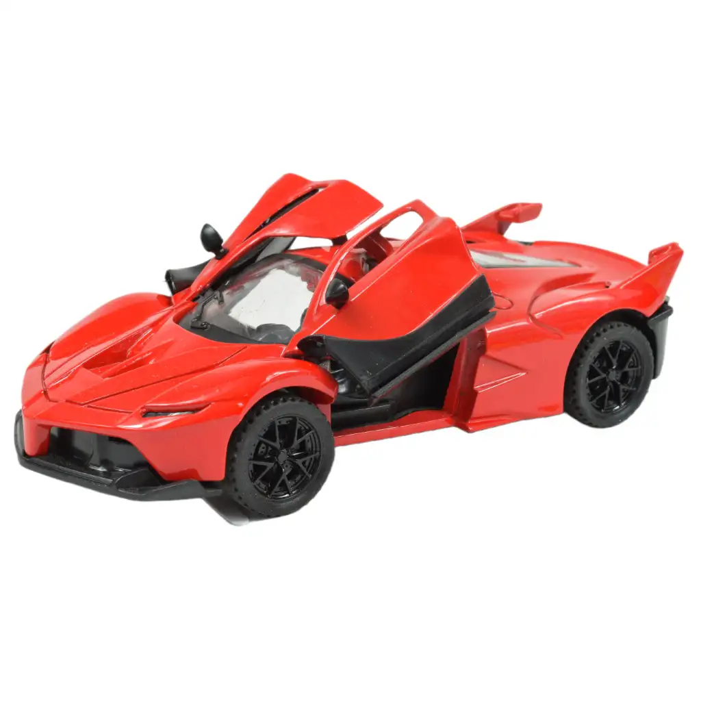 Die-Cast: Метален луксозен спортен автомобил с отварящи се врати, в различни варианти 12см 1бр изображение 2