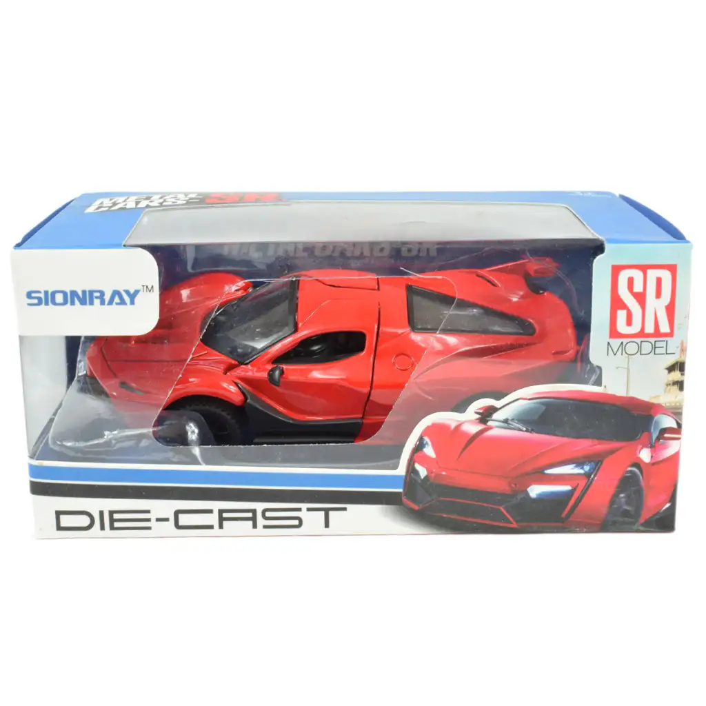 Die-Cast: Метален луксозен спортен автомобил с отварящи се врати, в различни варианти 12см 1бр изображение 20