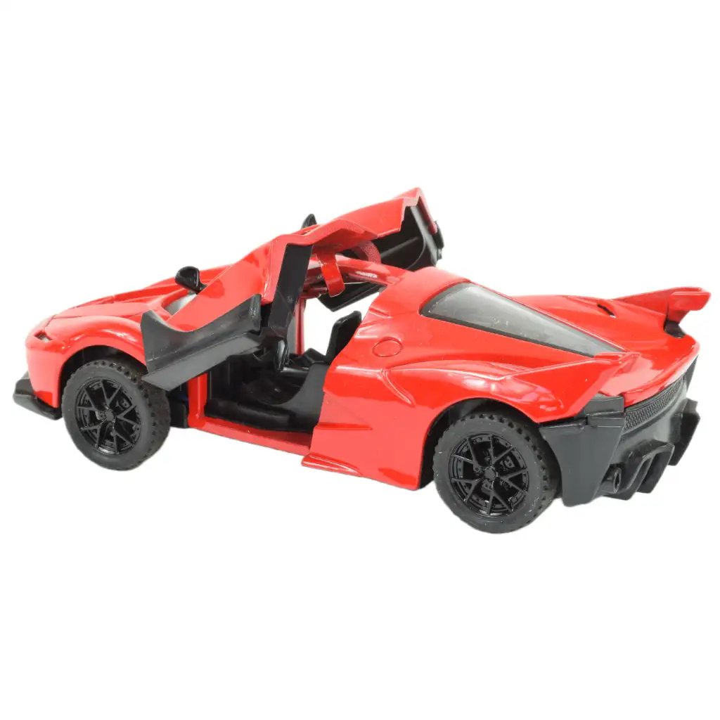 Die-Cast: Метален луксозен спортен автомобил с отварящи се врати, в различни варианти 12см 1бр изображение 3