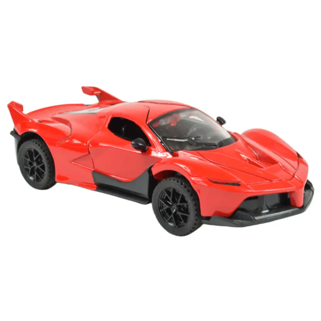 Die-Cast: Метален луксозен спортен автомобил с отварящи се врати, в различни варианти 12см 1бр изображение 5