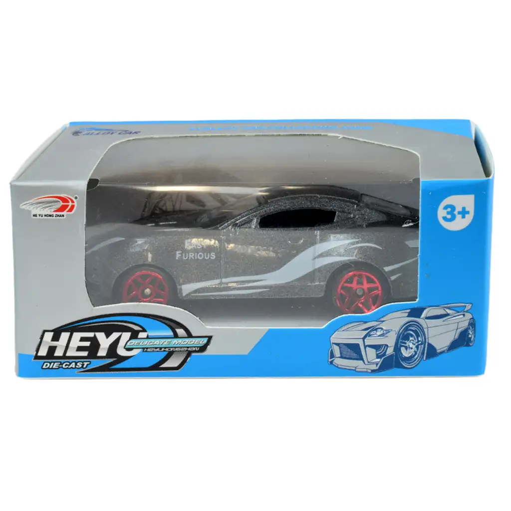 Die-Cast: Метален спортен автомобил в различни версии 1/64 1бр изображение 6
