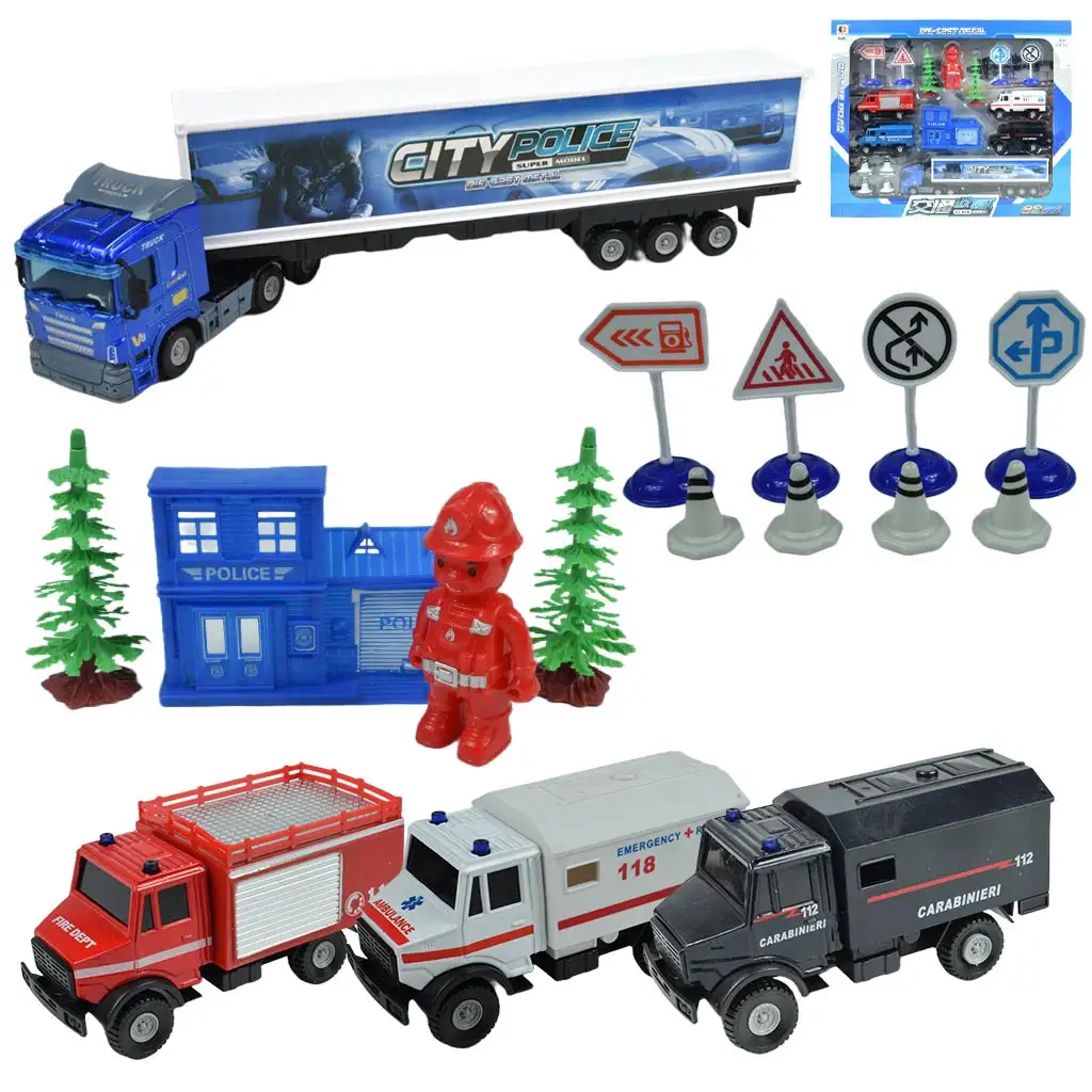 Die-Cast: Огромен комплект за спасителни коли с аксесоари изображение 1