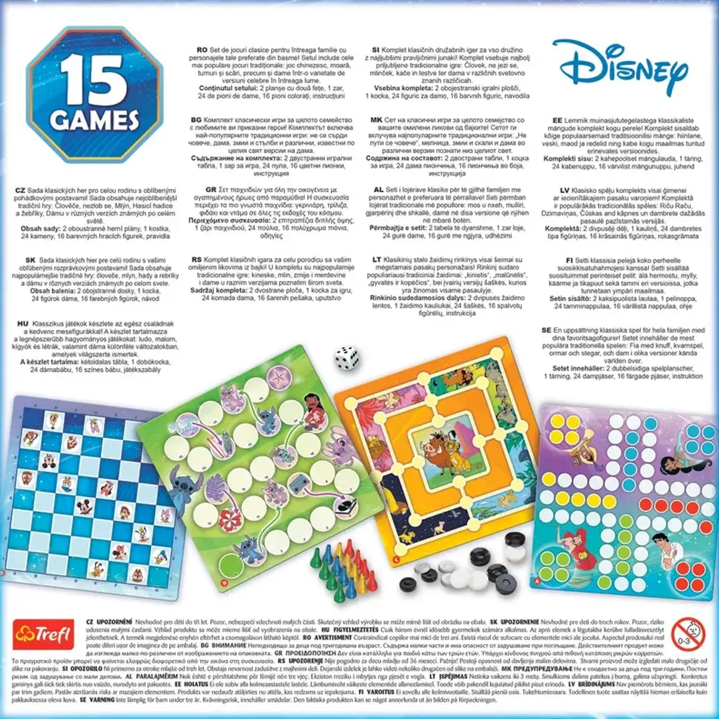 Disney: 15 в 1 игра на борда колекция - Trefl изображение 4