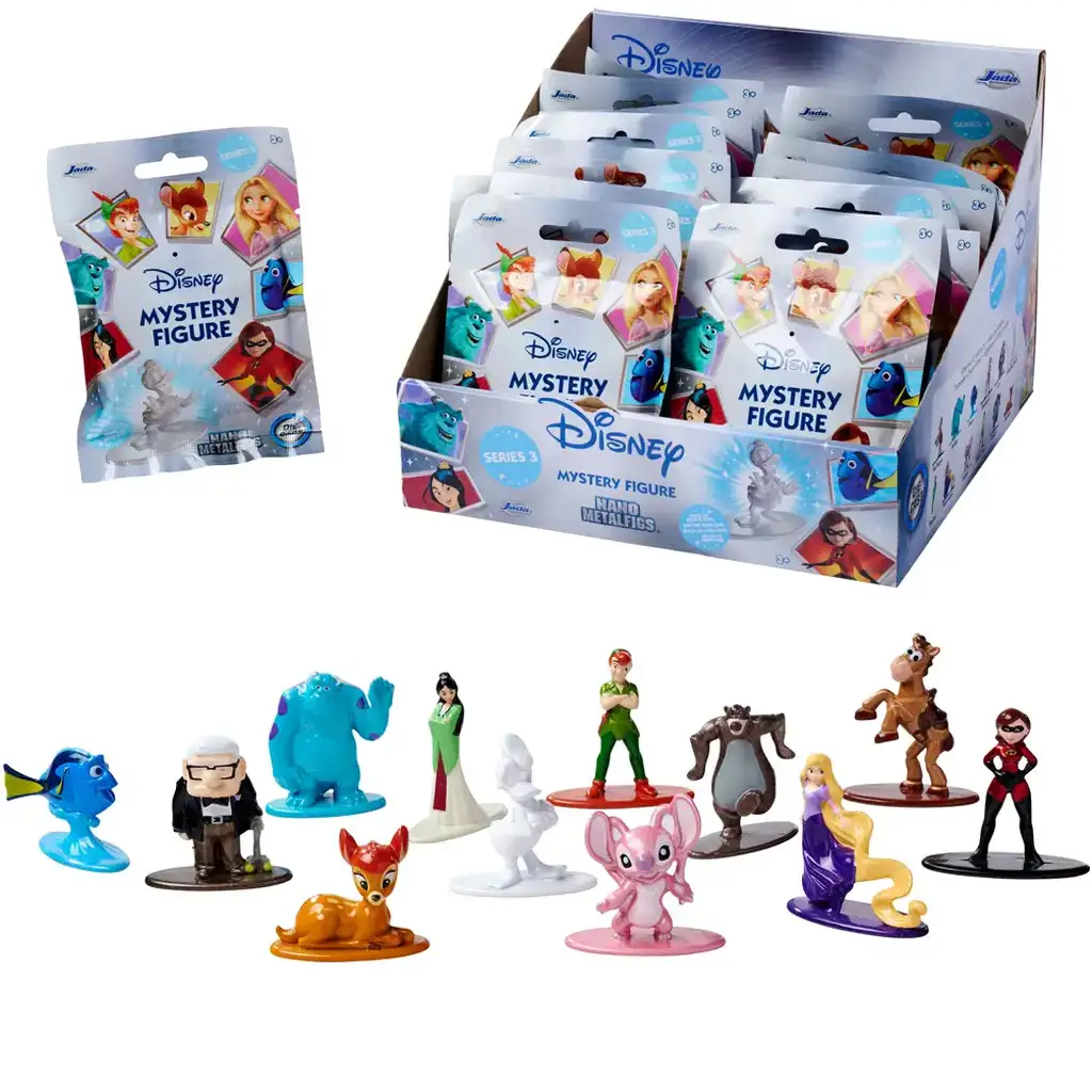 Disney изненада нано метални фигурки 1бр - Simba Toys изображение 1