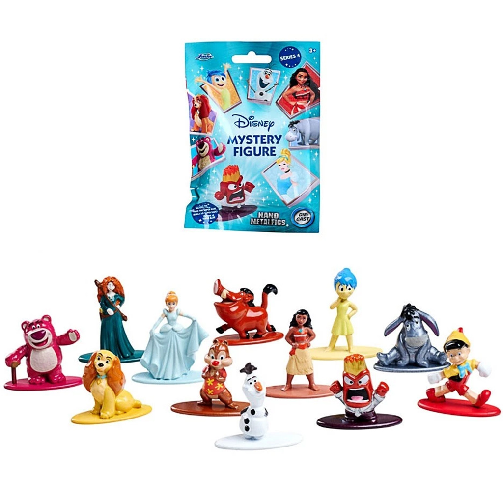 Disney изненадващи нано метални фигурки 1бр 4-та серия - Jada Toys изображение 1