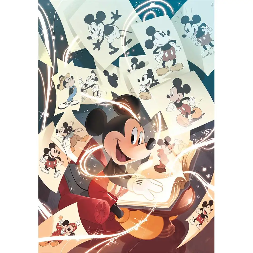 Disney: Класически пъзел с Мики Маус 1000 части Compact 50x70 см - Clementoni изображение 2