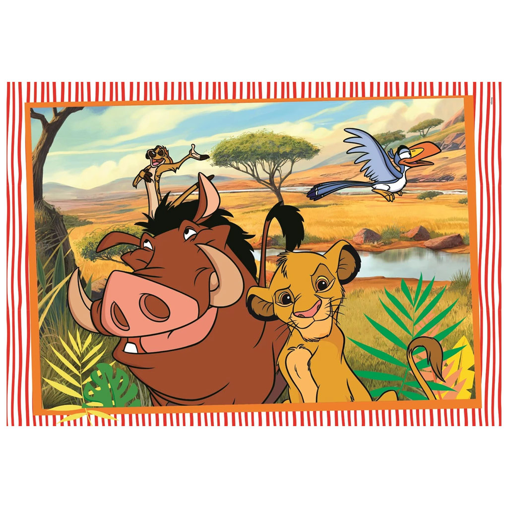 Disney Класики Цар Лъв и Дъмбо 2x20бр. Supercolor пъзел - Clementoni изображение 2