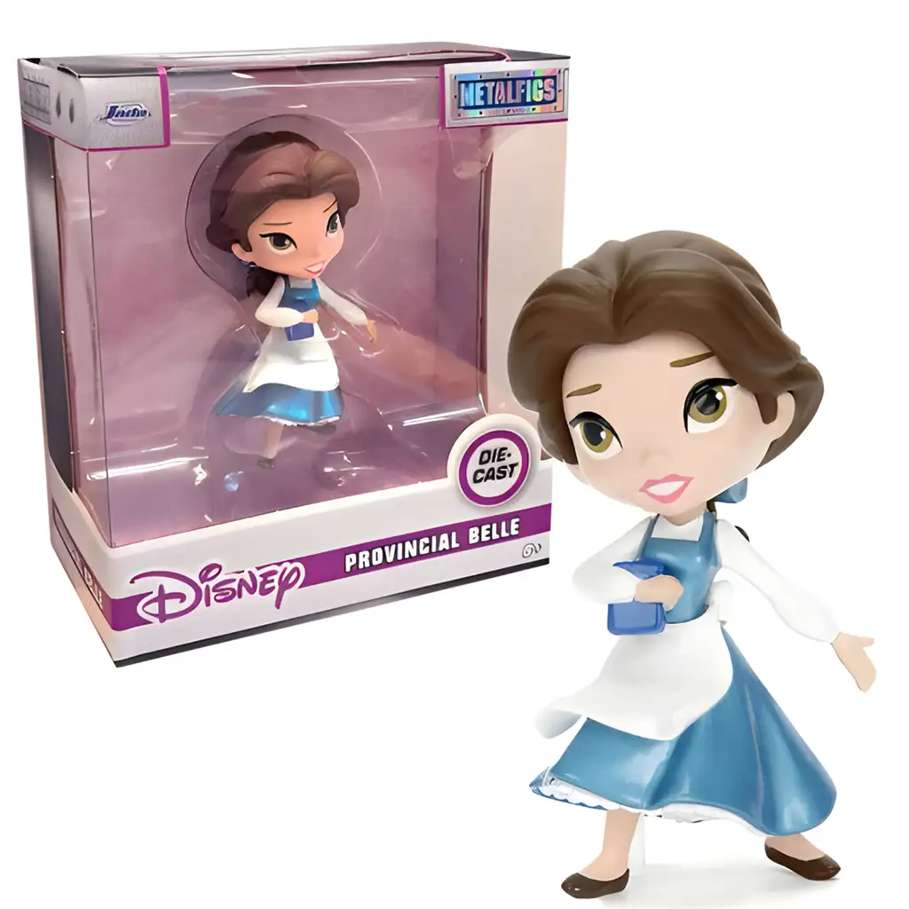 Disney: Красавицата и звяра - Метална фигура на Бел - Simba Toys изображение 1