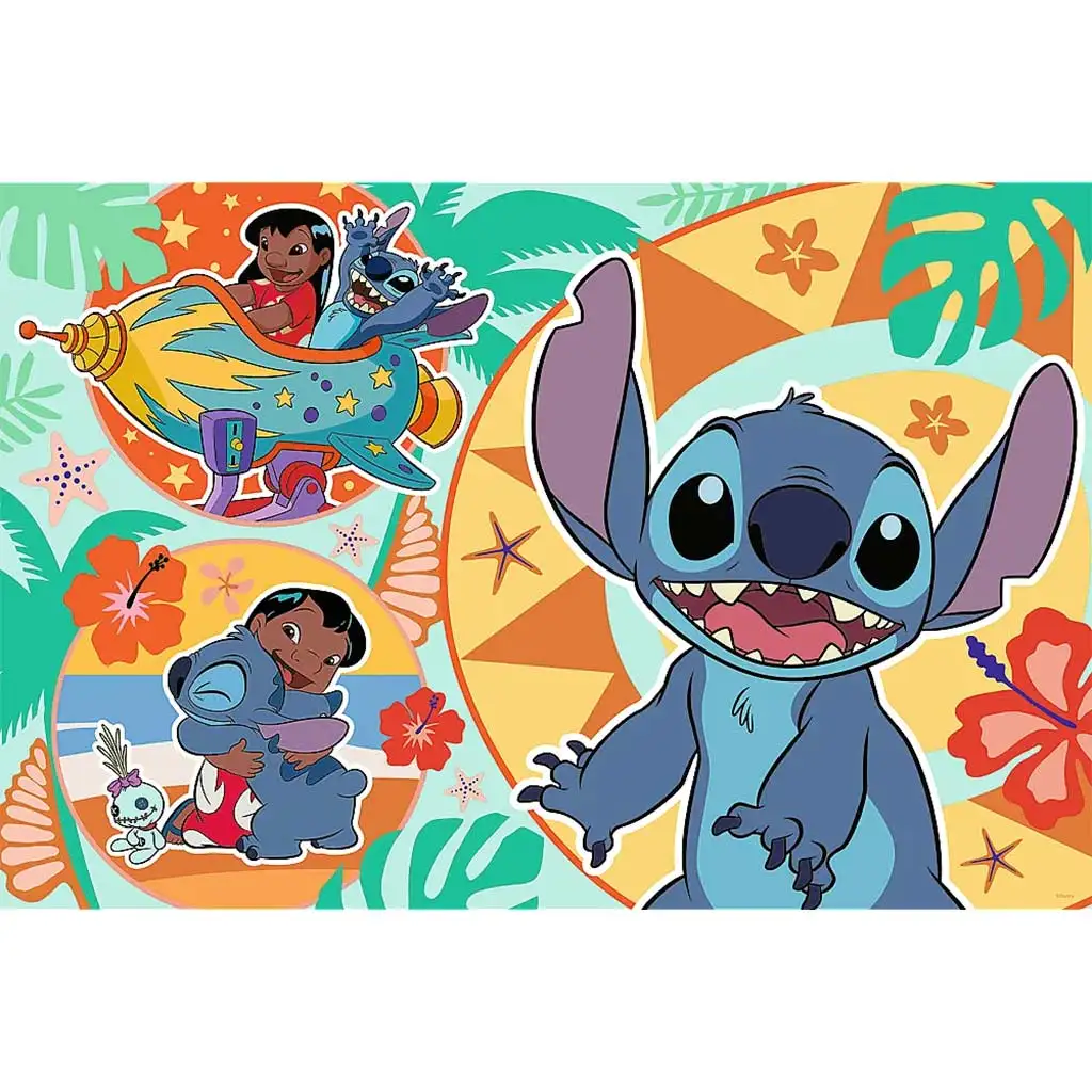 Disney: Lilo & Stitch един щастлив ден 24бр. Maxi пъзел - Trefl изображение 2