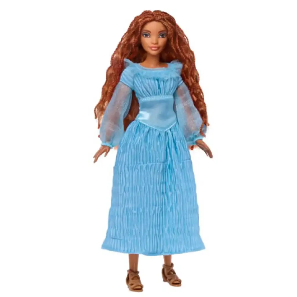 Disney Малката русалка: Ариел кукла в синя рокля 30см - Mattel изображение 2