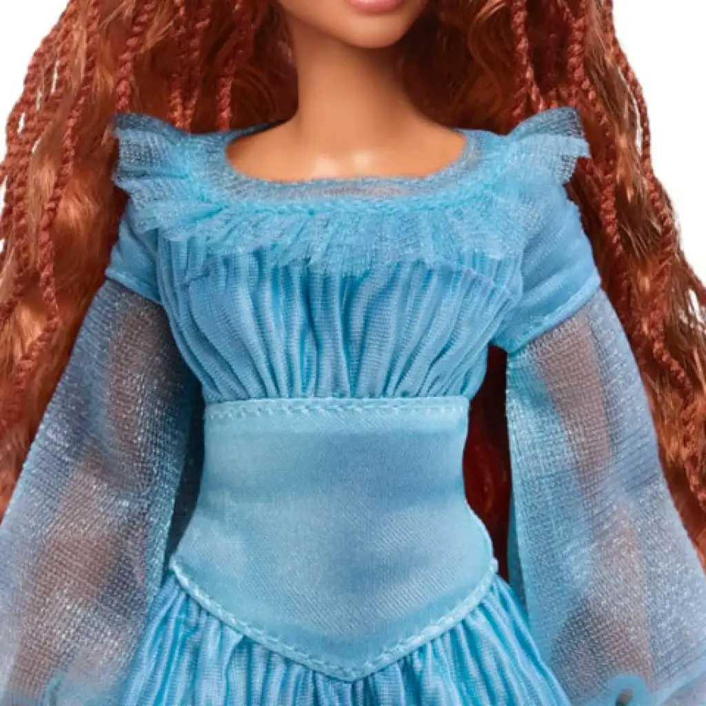 Disney Малката русалка: Ариел кукла в синя рокля 30см - Mattel изображение 4