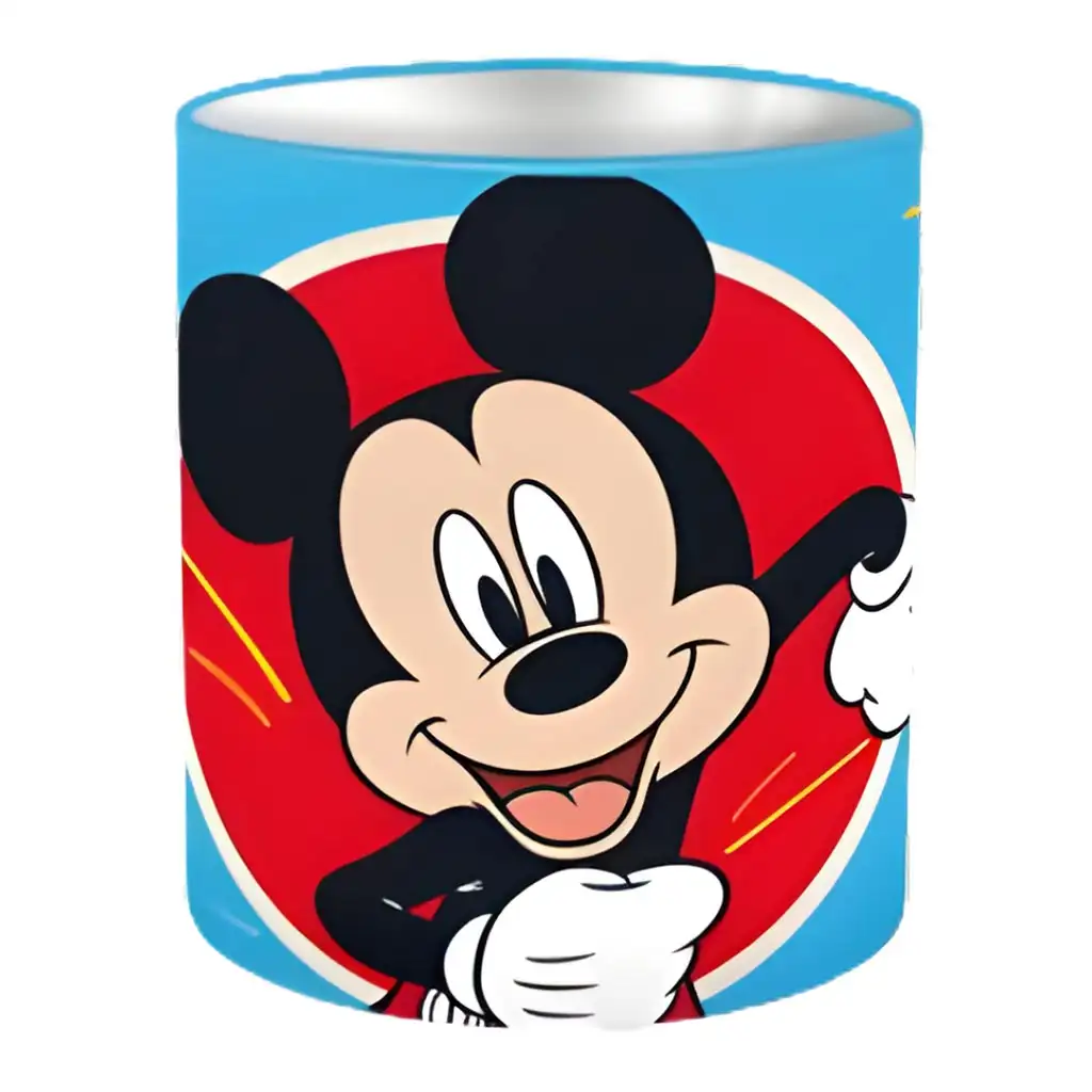 Disney Мики Маус цилиндричен метален органайзер за канцеларски материали 10x11см изображение 1