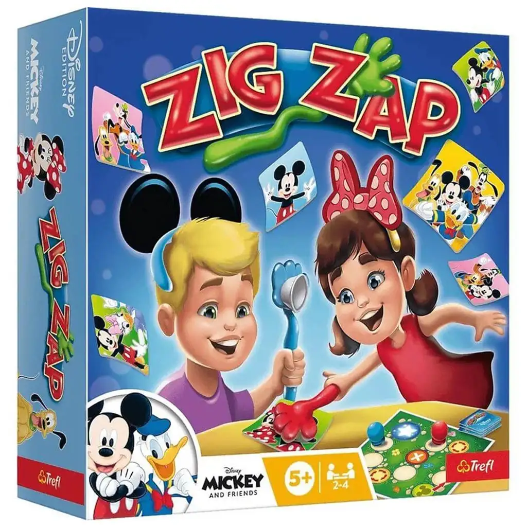 Disney: Мики Маус и приятелите му Zig Zap настолна игра - Trefl изображение 1