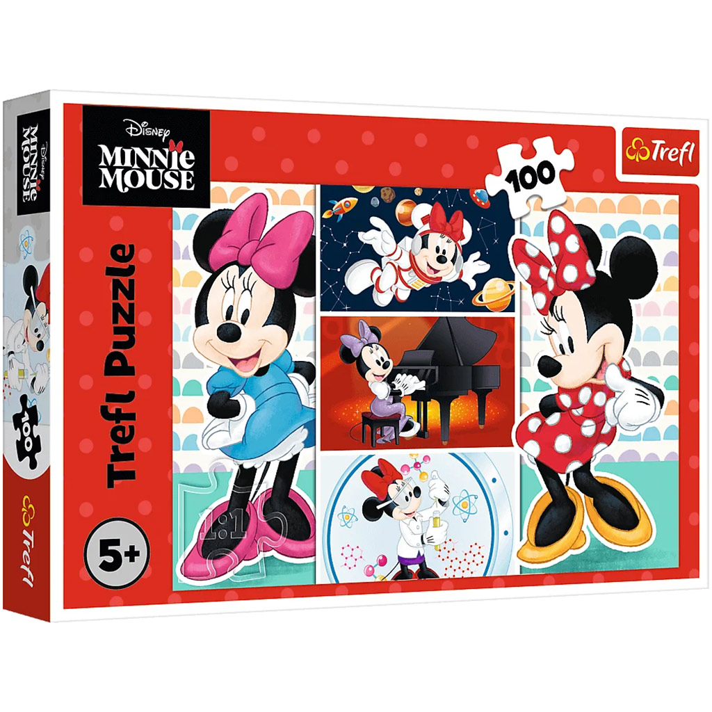 Disney: Мини Маус 100 части пъзел - Trefl изображение 1