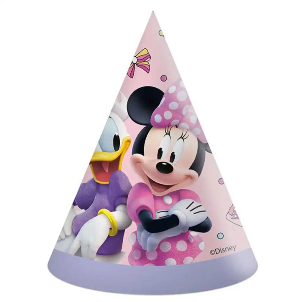 Disney Мини Маус хартиена парти шапка 6бр комплект изображение 1