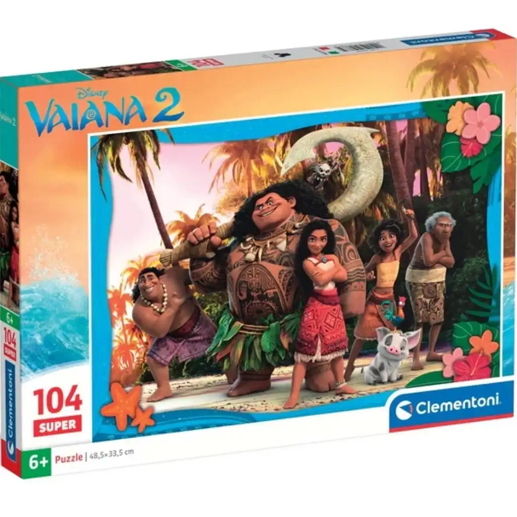 Disney Моана 2 104 части Super пъзел - Clementoni изображение 1