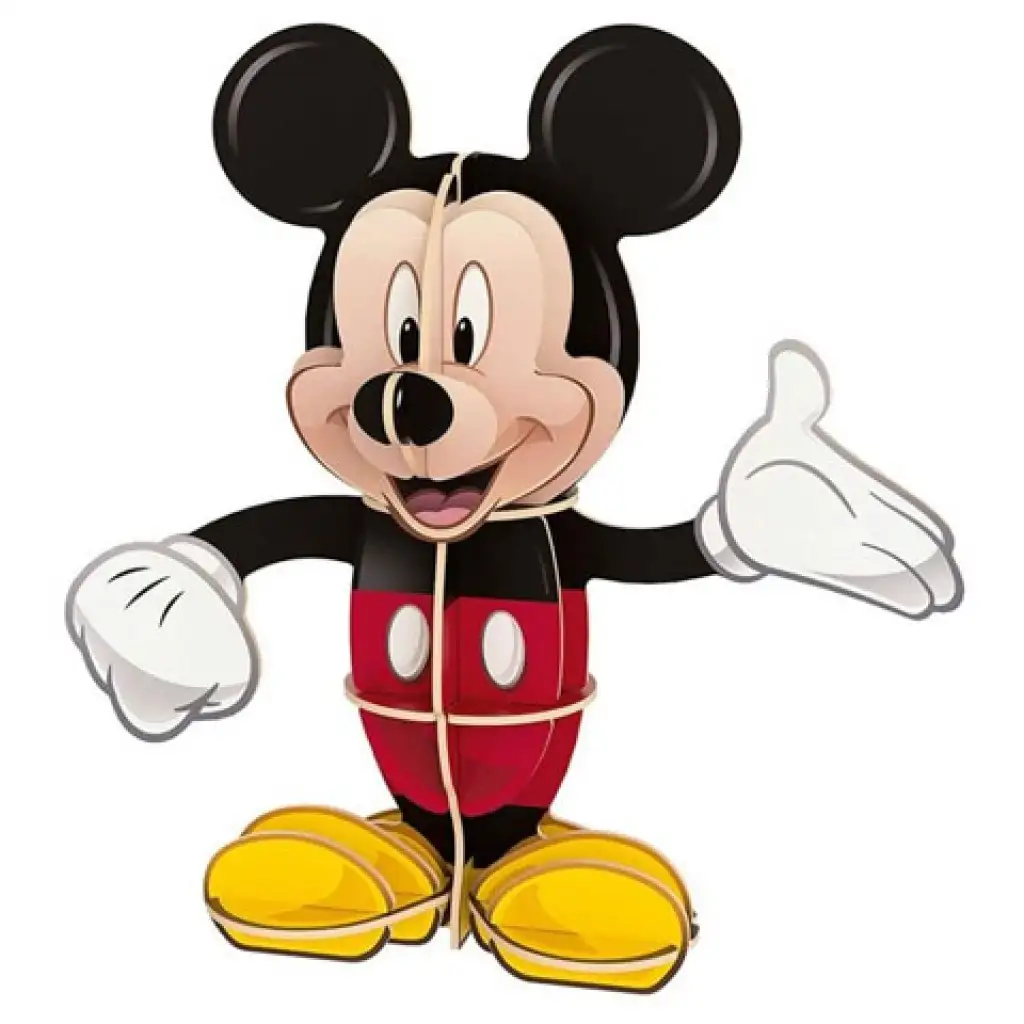 Disney: Пъзел с Мики Маус 104 части + 3D модел на Мики - Clementoni изображение 2