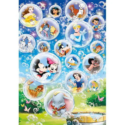 Disney приказни герои Supercolor пъзел 104бр - Clementoni изображение 2