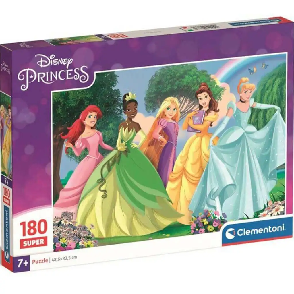 Disney Принцеси 180 части Super пъзел - Clementoni изображение 1