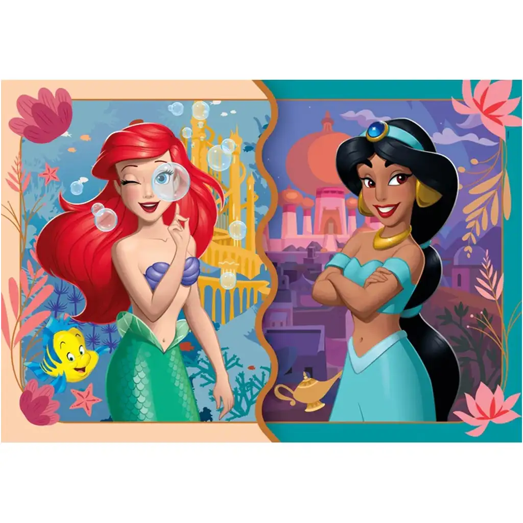 Disney Принцеси 2 в 1 пъзел - Clementoni изображение 2