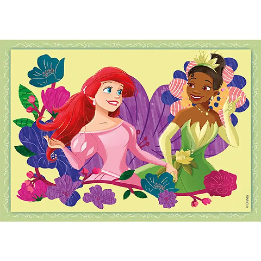 Disney принцеси 4 в 1 пъзел - Clementoni изображение 2