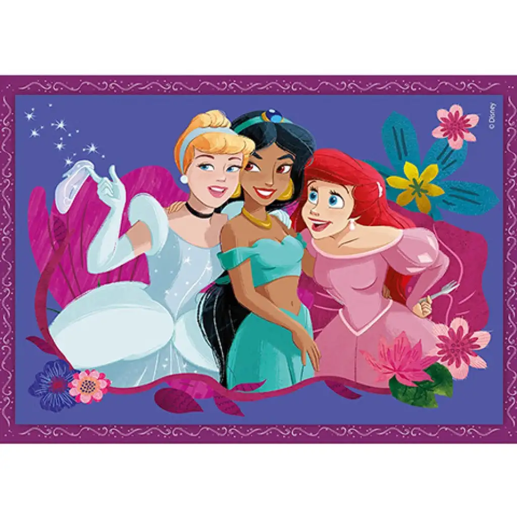 Disney принцеси 4 в 1 пъзел - Clementoni изображение 5