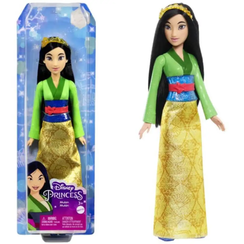 Disney Принцеси: Блестяща принцеса Мулан кукла - Mattel изображение 1
