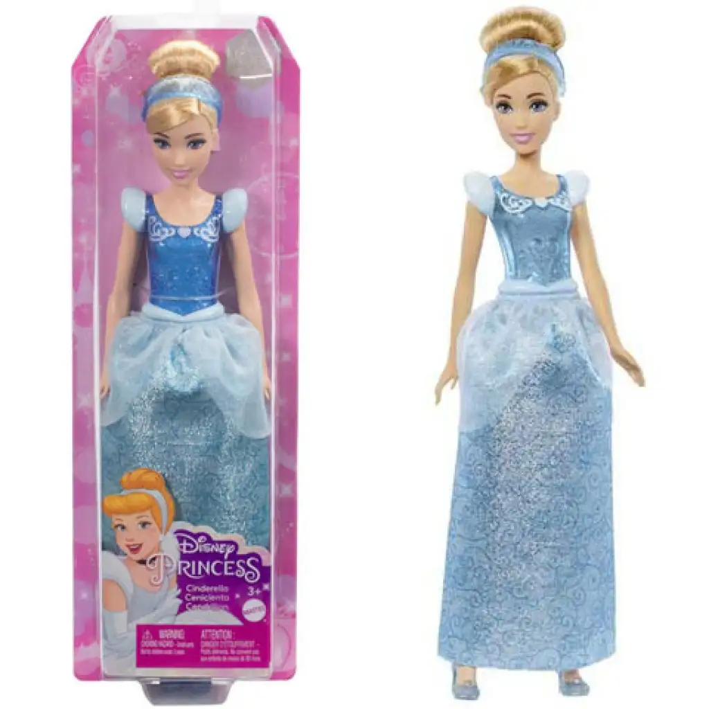Disney Принцеси: Блестяща принцеса Пепеляшка кукла - Mattel изображение 1