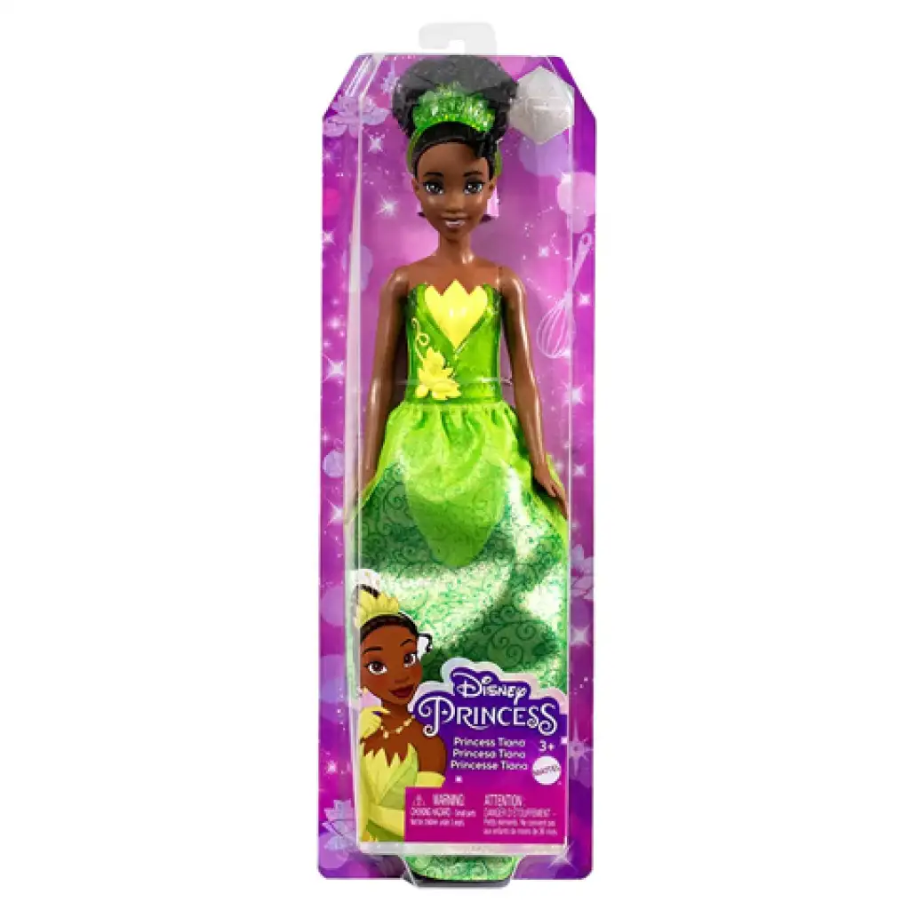 Disney Принцеси: Блестяща принцеса Тиана кукла - Mattel изображение 1