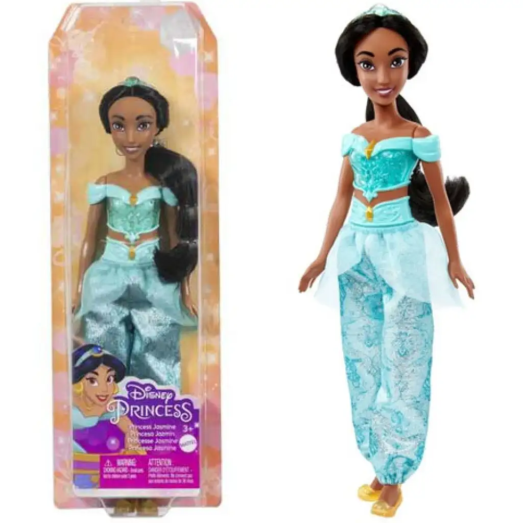 Disney Принцеси: Блестяща принцеса Жасмин кукла - Mattel изображение 1