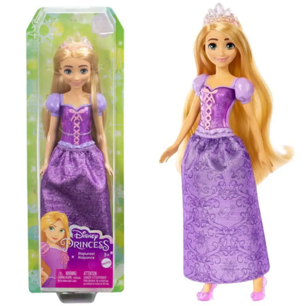 Disney Принцеси: Блестяща Рапунцел принцеса кукла - Mattel изображение 1