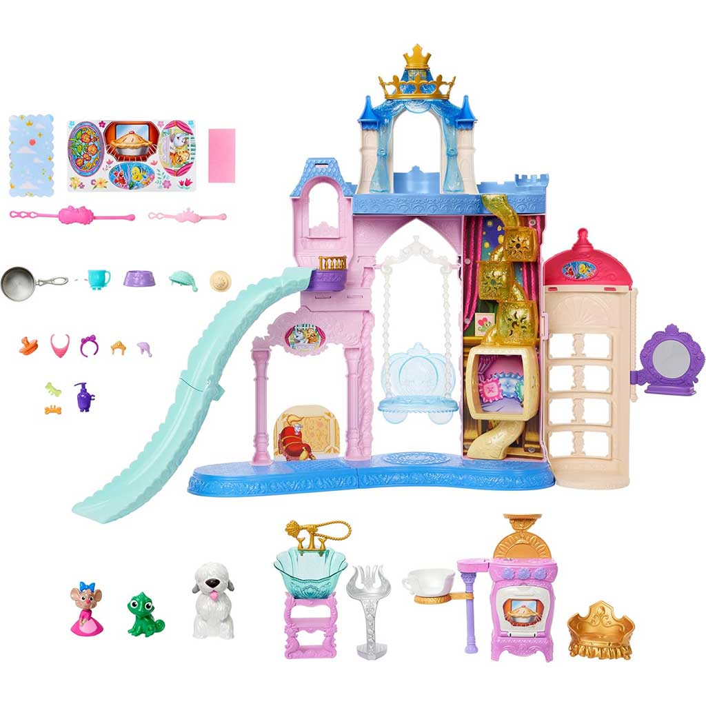 Disney Принцеси: Игрална комплектация за замък за домашни любимци - Mattel изображение 4