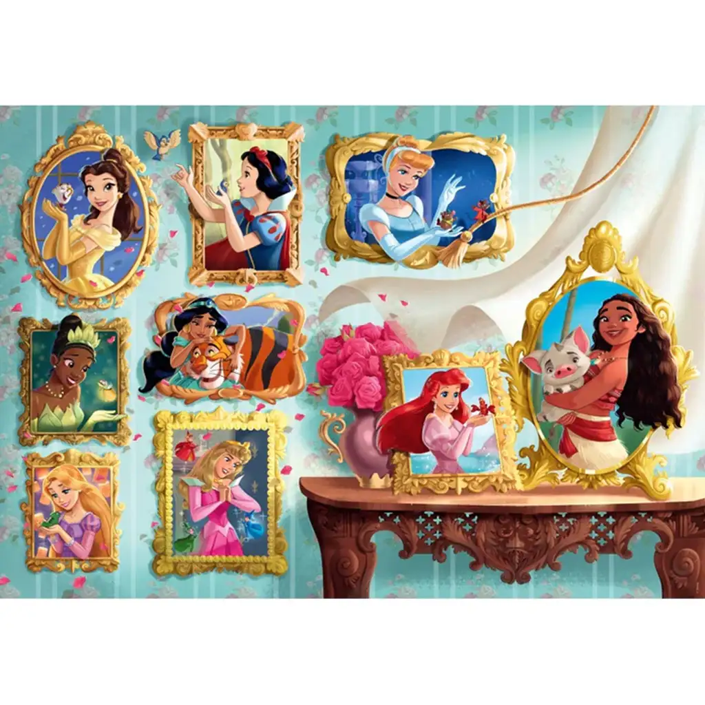 Disney Принцеси картинна галерия 1000 части пъзел - Clementoni изображение 2