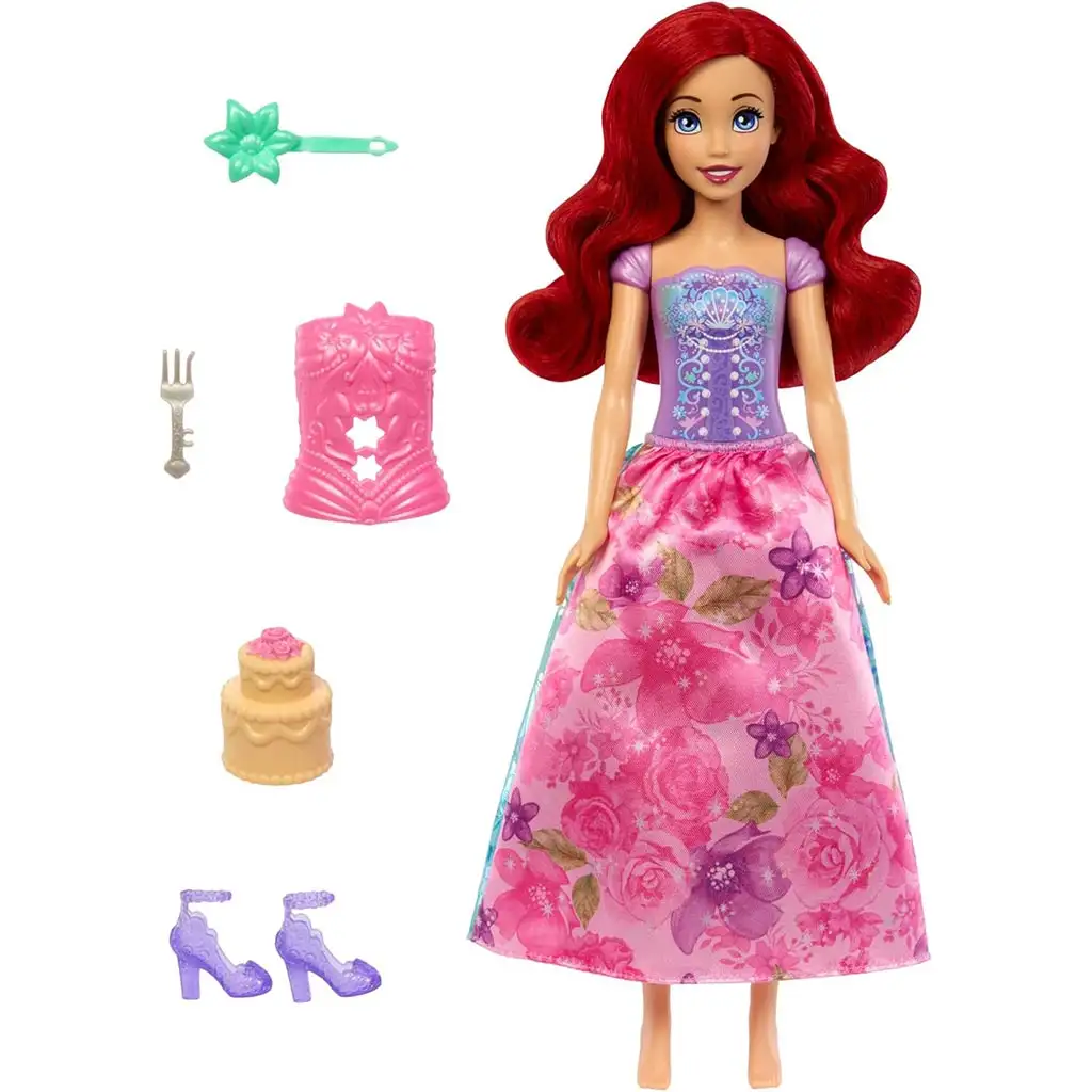Disney Принцеси: Магическа Изненада Ариел кукла - Mattel изображение 2