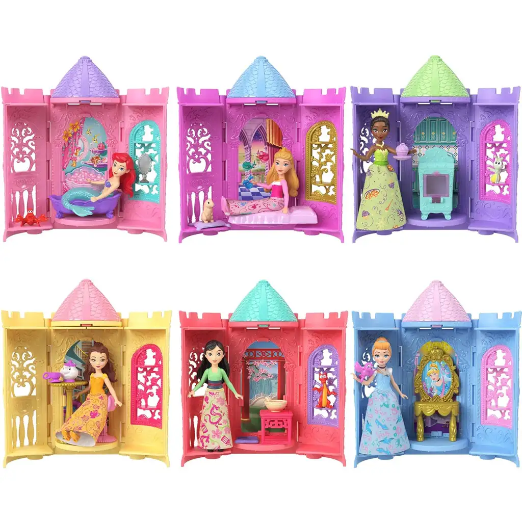 Disney Принцеси: Мини Принцеса изненада кула стая - Mattel изображение 2