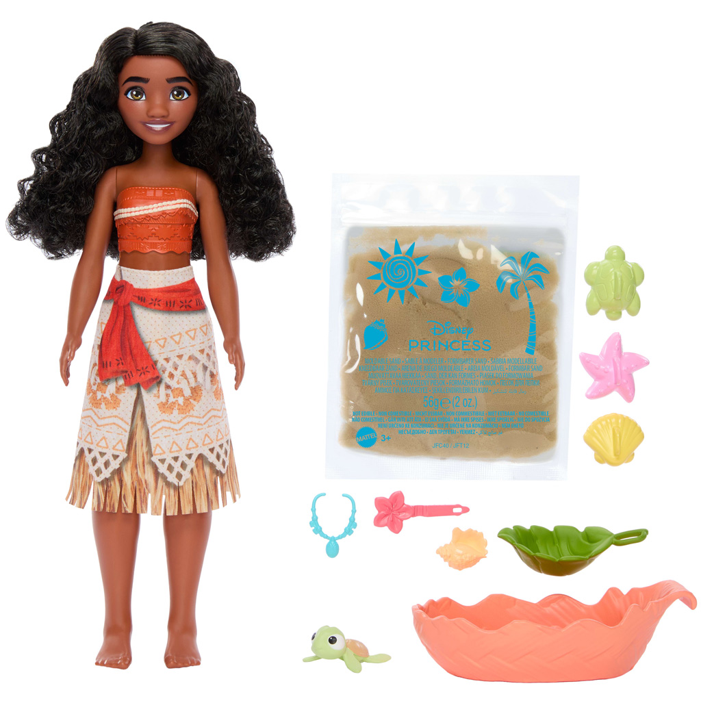Disney Принцеси: Моана 2 кукла плажен комплект с пясък – Mattel изображение 4