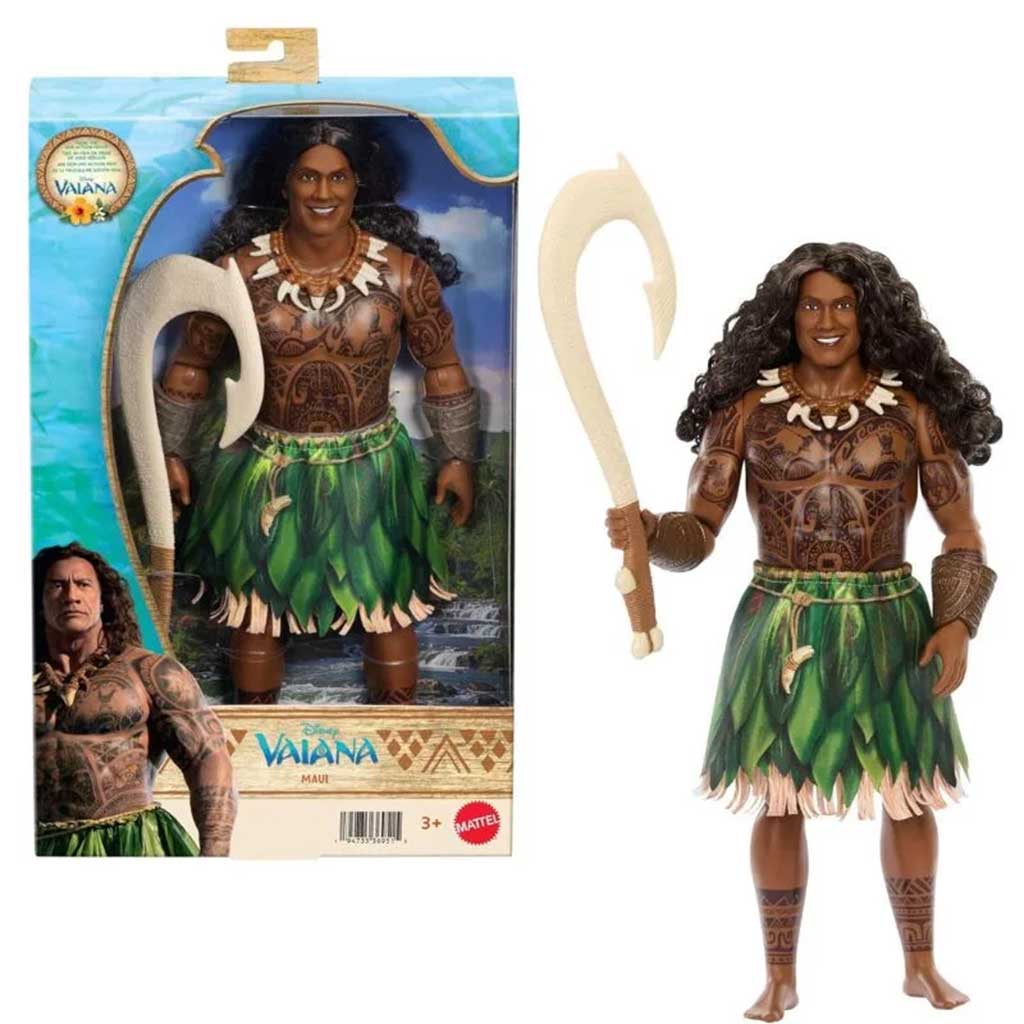 Disney Принцеси: Моана филм - фигура на Maui 26см - Mattel изображение 2