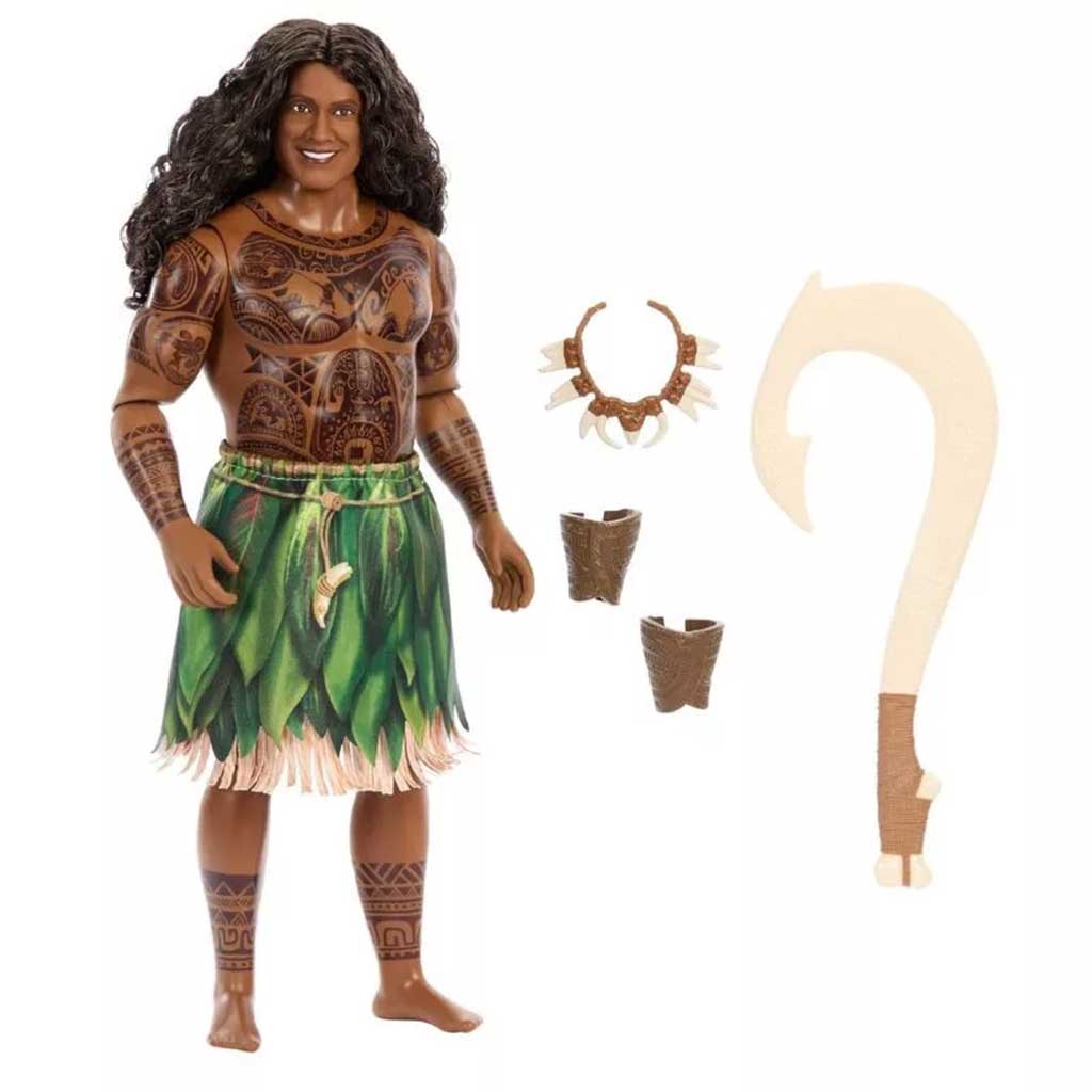 Disney Принцеси: Моана филм - фигура на Maui 26см - Mattel изображение 3