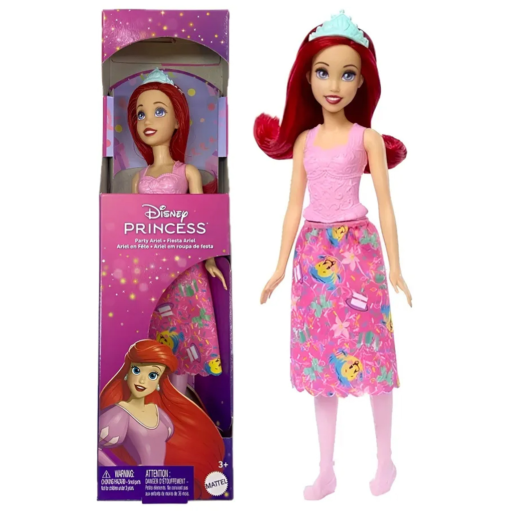 Disney Принцеси: Парти Ариел принцеса кукла – Mattel изображение 1