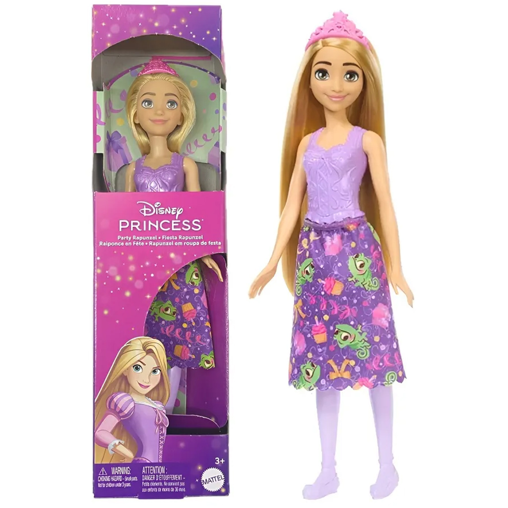 Disney Принцеси: Парти Рапунцел принцеса кукла – Mattel изображение 1