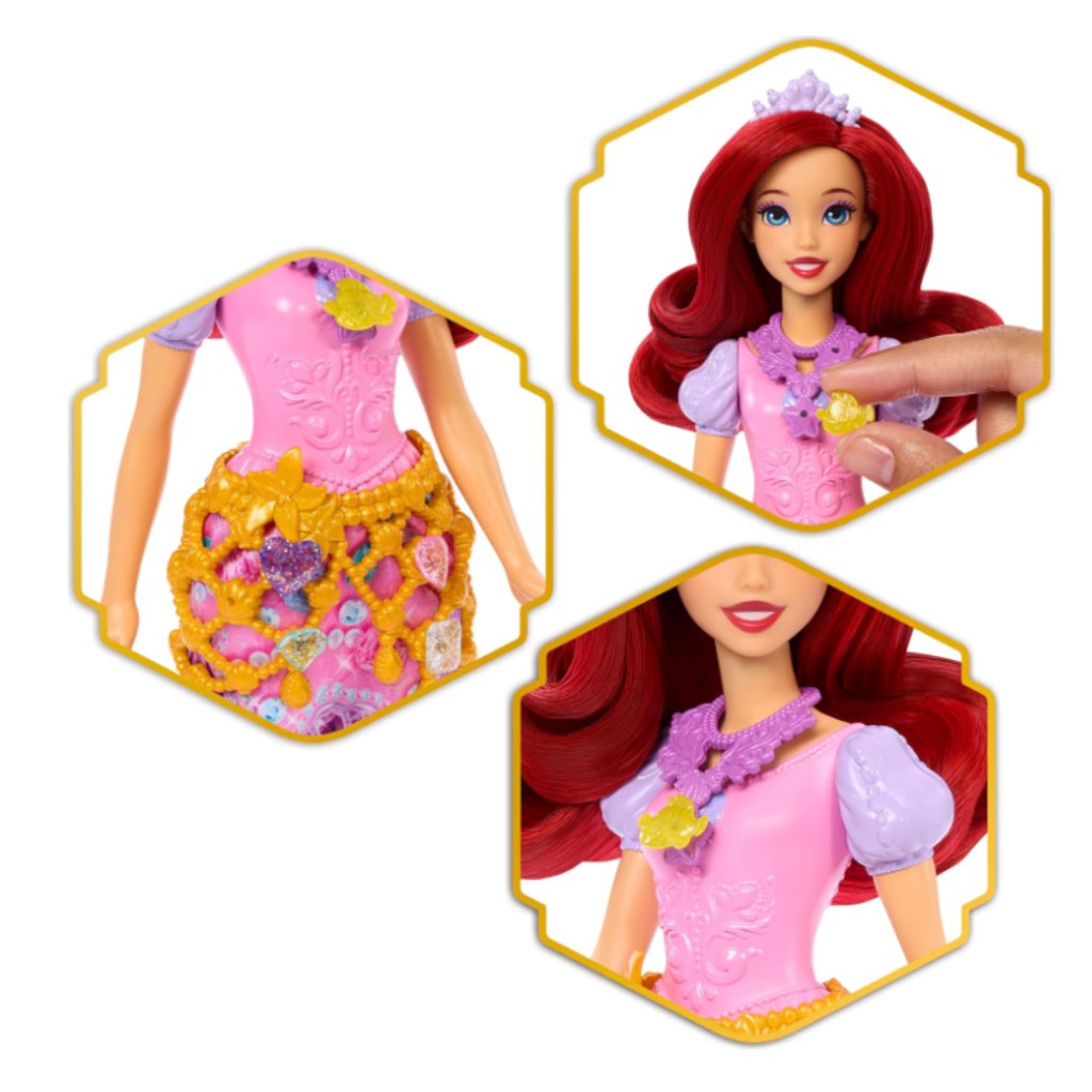 Disney Принцеси: Сърдечен изненада кукла - Ариел - Mattel изображение 3