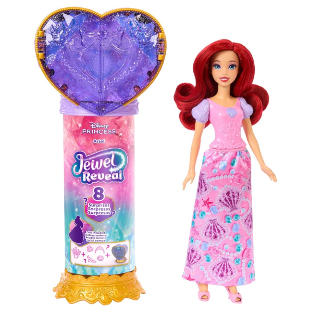 Disney Принцеси: Сърдечен изненада кукла - Ариел - Mattel изображение 1
