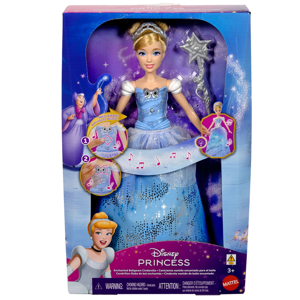 Disney принцеси: Вълшебна Пепеляшка кукла - Mattel изображение 1