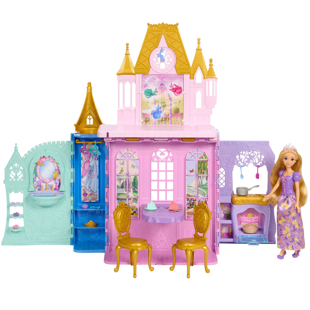 Disney Принцеси Замък с Рапунцел - Mattel изображение 2