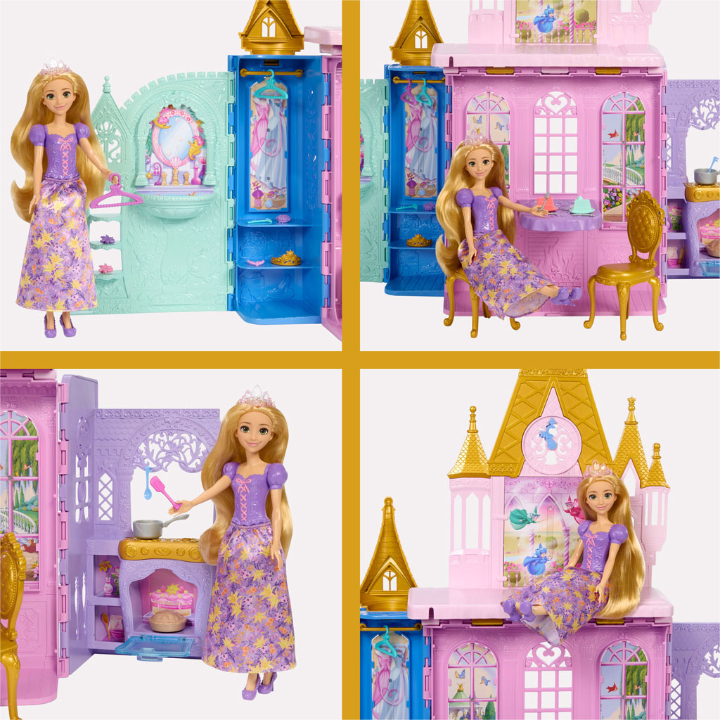 Disney Принцеси Замък с Рапунцел - Mattel изображение 5