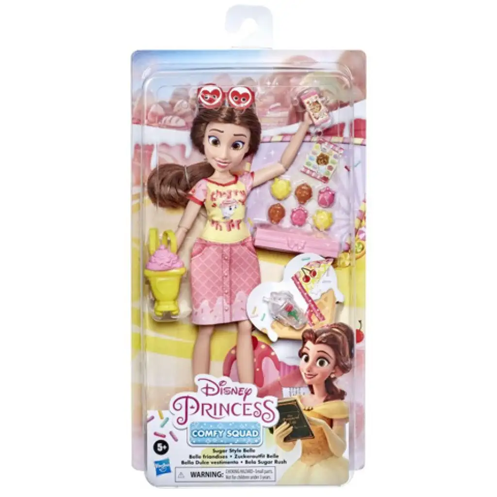 Disney Princess: Comfy Squad Belle удобен комплект - Hasbro изображение 1