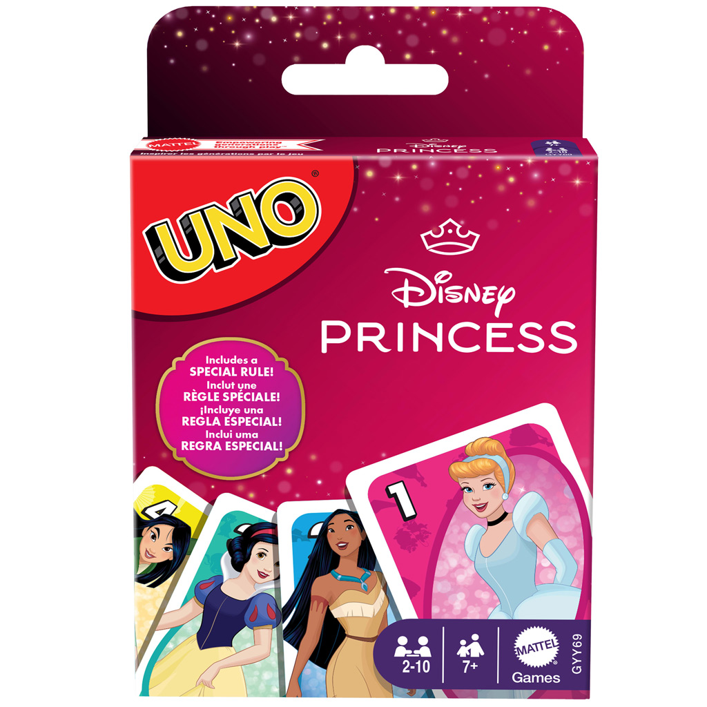 Disney Princess UNO картова игра - Mattel изображение 1