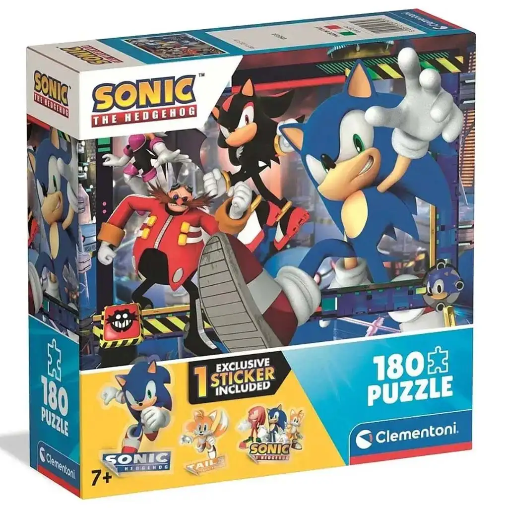 Disney Sonic 2 180бр. супер пъзел - Clementoni изображение 1